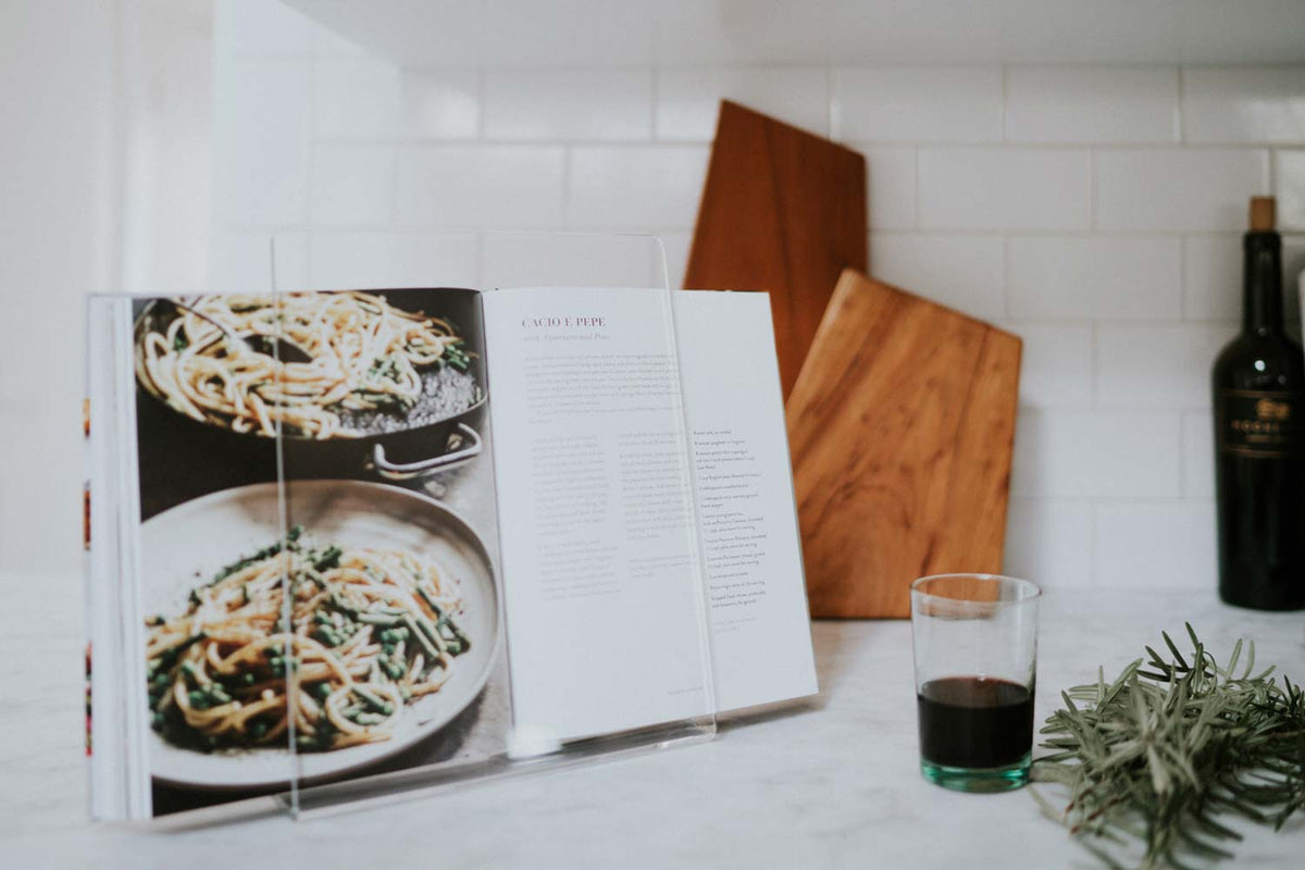 Lucite Cookbook Stand